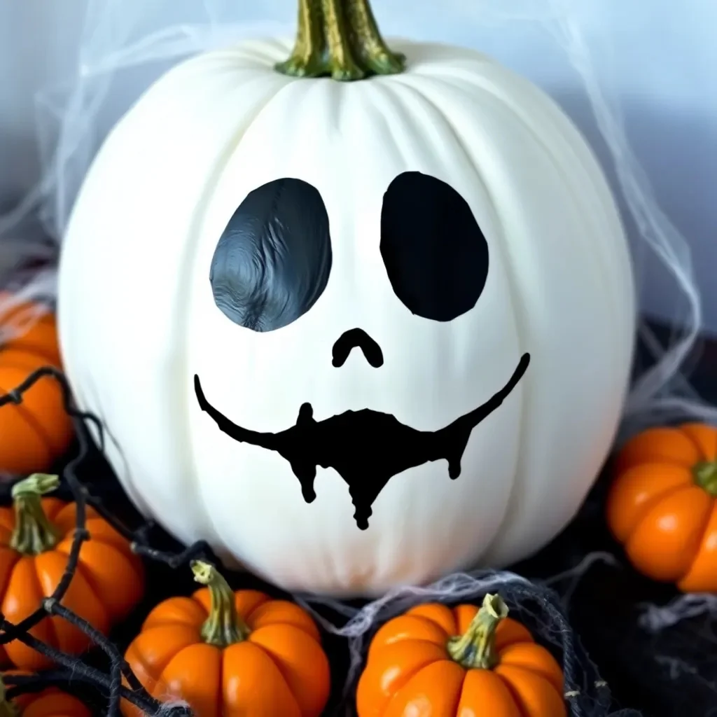 pumpkin painting ideas for Halloween