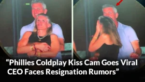 Andy Byron and Kristin Cabot caught on Phillies Coldplay Kiss Cam during viral moment at concert