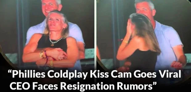Andy Byron and Kristin Cabot caught on Phillies Coldplay Kiss Cam during viral moment at concert